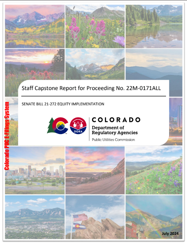 Cover of the Staff Capstone Report