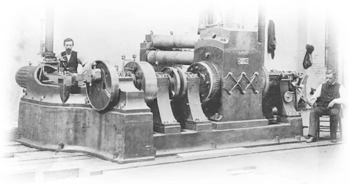Picture of dynamo from Edison National Historic Site